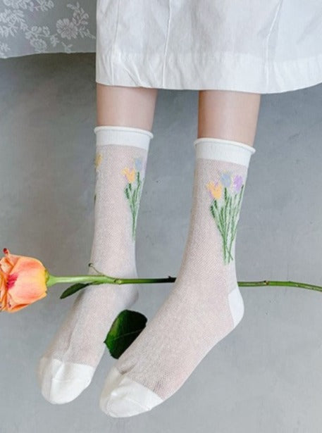 Ultra Thin Cotton Socks