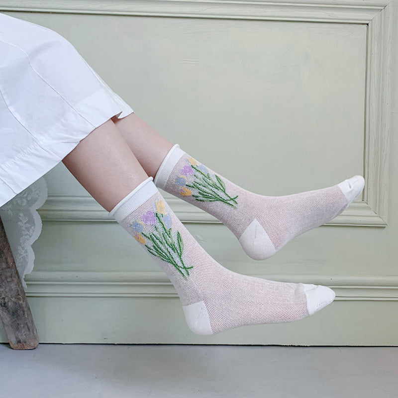 Ultra Thin Cotton Socks