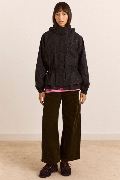Athena Raincoat- Black Spot