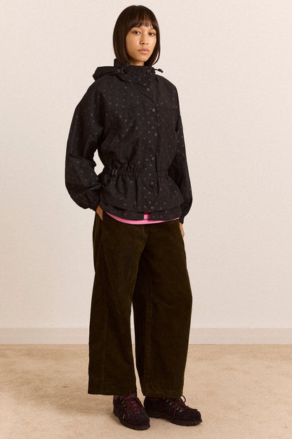 Athena Raincoat- Black Spot