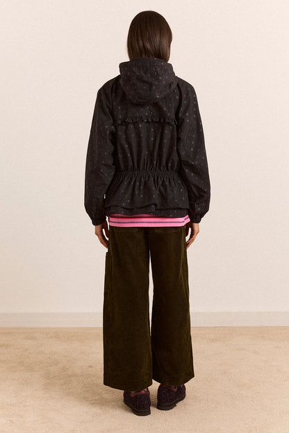 Athena Raincoat- Black Spot