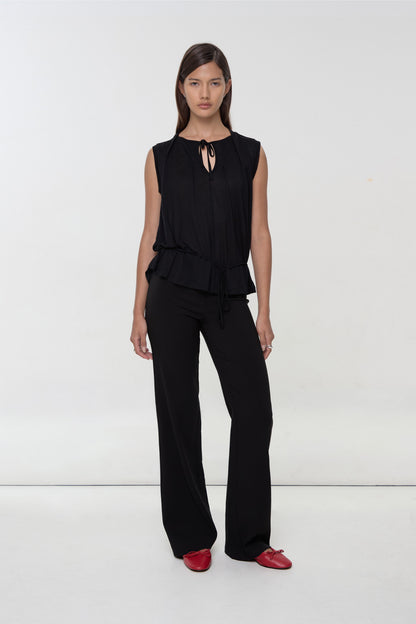Jerry Sculpt Trousers, Onyx