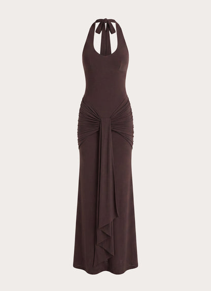 Myrhee Maxi Dress - Chocolate