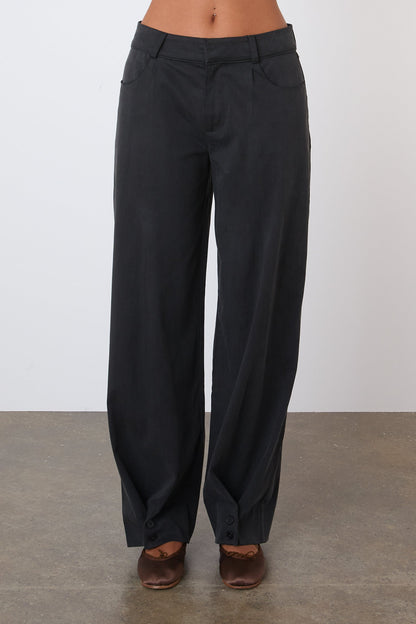 Bardot Trousers, Onyx