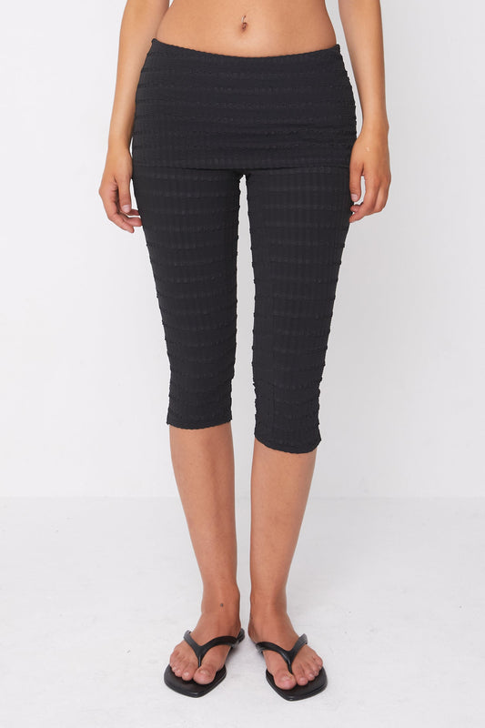Cindy Skirt Capris, Black