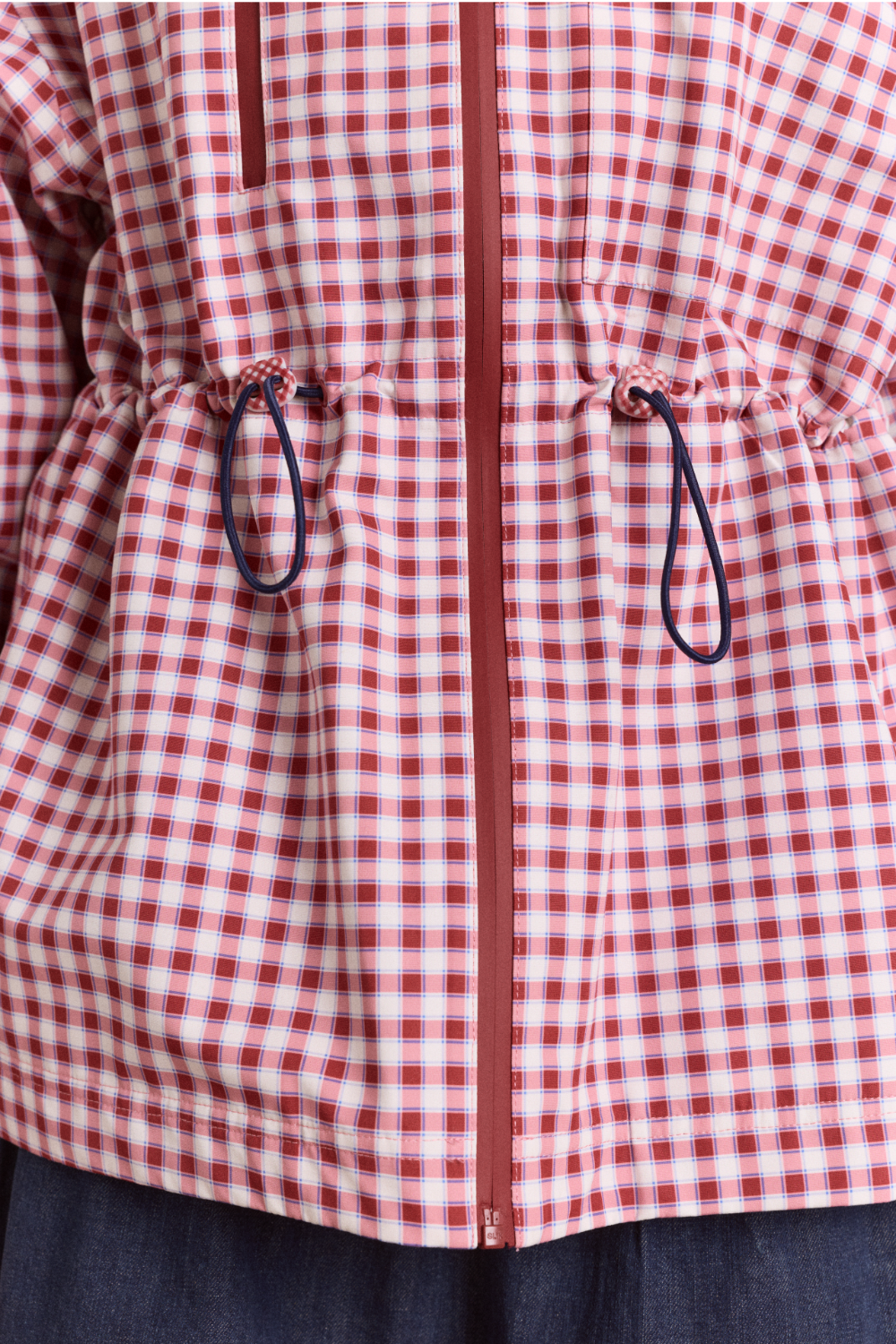Matilda Waterproof Raincoat - Cherry Gingham